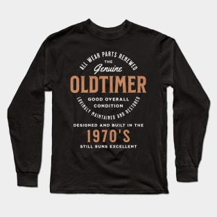 The genuine oldtimer, designed and built in the 1970's Long Sleeve T-Shirt